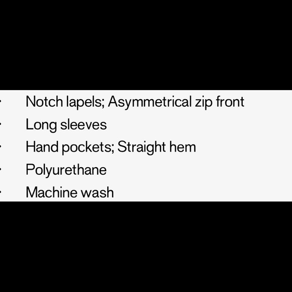 Faux leather Motto Jacket - Picture 6 of 6